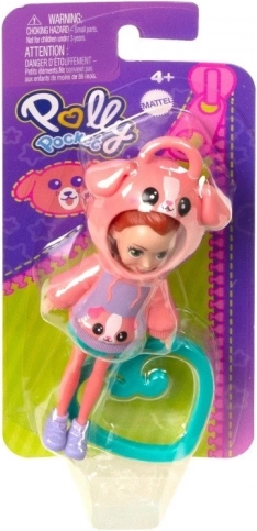 Polly Pocket figura és malac alakú kulcstartó