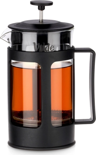 Üveg french press kávéhoz és teához 600 ml