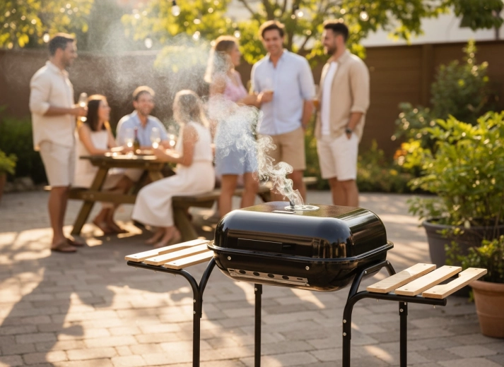 Egyenletes grillezés krómozott rácson