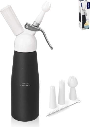 Orion fekete habszifon 680 ml