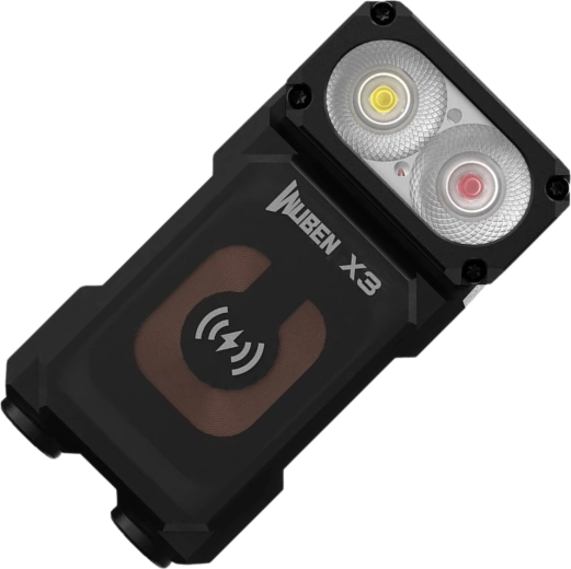 Erőteljes duális világítás: fehér és piros fény