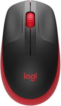 Vezeték nélküli piros Logitech M190 egér