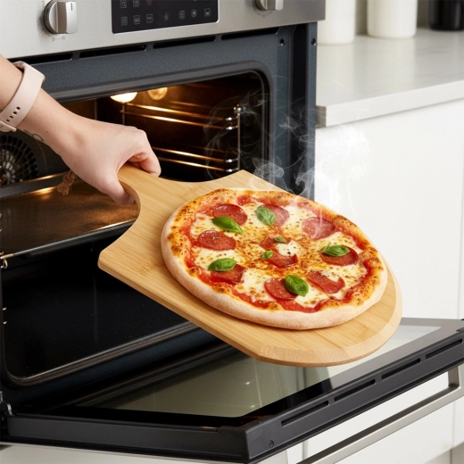 Könnyű felvétel és tálalás pizzához