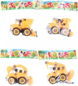 Csavarozható építőautó gyerekeknek