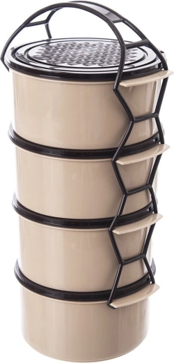 Négy tágas edény 4×1,5 l