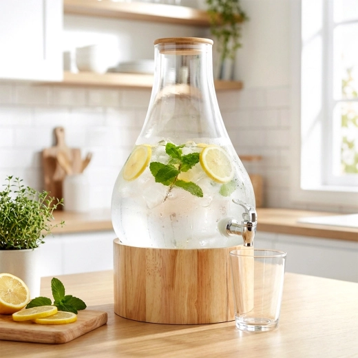 Biztonságos zárás tömítő bambusz fedéllel