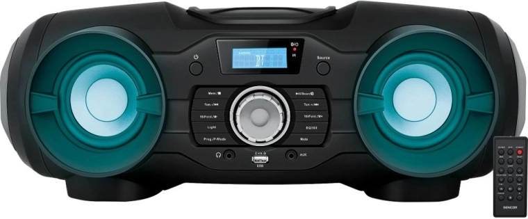 Sencor SPT 5800 boombox CD-lejátszóval, Bluetooth-szal, USB-vel és FM-rádióval