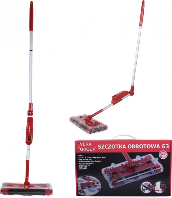 Akkumulátoros kézi seprű Kaśka
