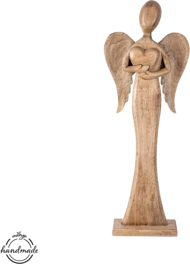 Mangófából készült faangyal, 77 cm