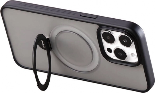 Mágneses tok állvánnyal JOYROOM iPhone 15 Pro – fekete