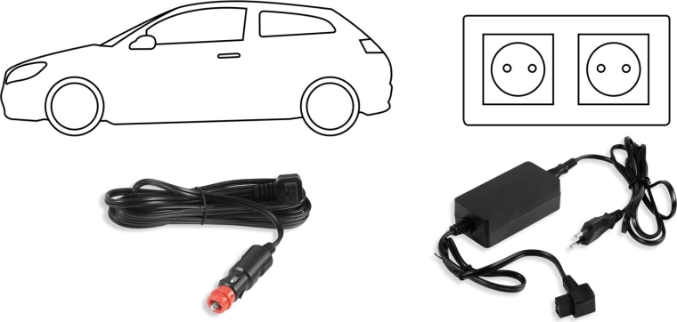 Kettős tápellátás autóból és hálózatról