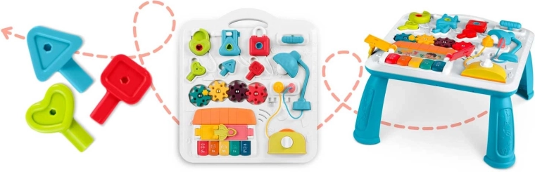 2 az 1-ben: levehető panel és stabil asztal