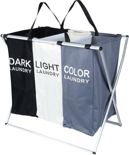 Három rekesz a gyors szennyesválogatáshoz