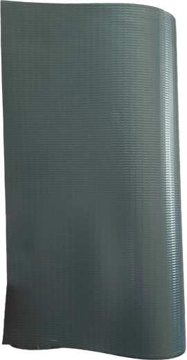 Árnyékoló szalag kerítésre 19 × 35 m PVC-ből és poliészterből, kapcsokkal, szürke RAL 7016