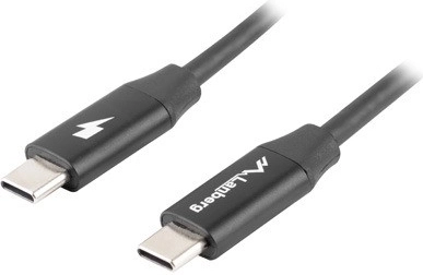 Lanberg USB-C kábel USB-C–USB-C 1 m fekete