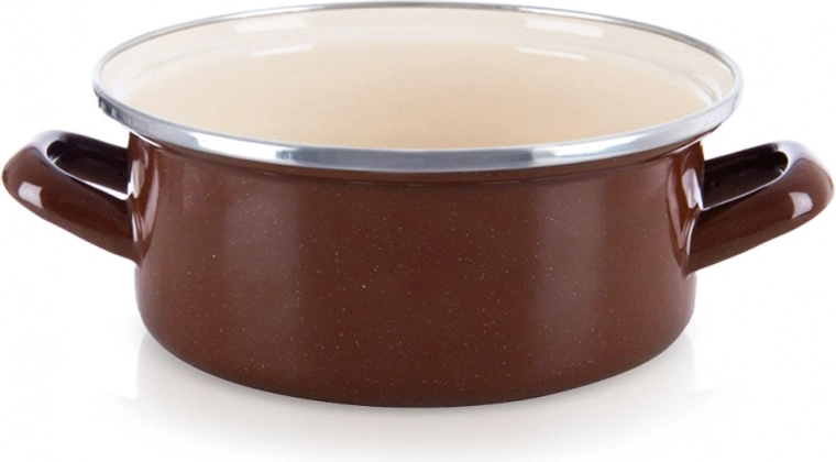 Zománcozott fazék Brown 20,5 cm, 2,2 l