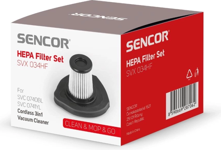 Sencor HEPA-szűrő SVX 034HF SVC 074x készülékekhez
