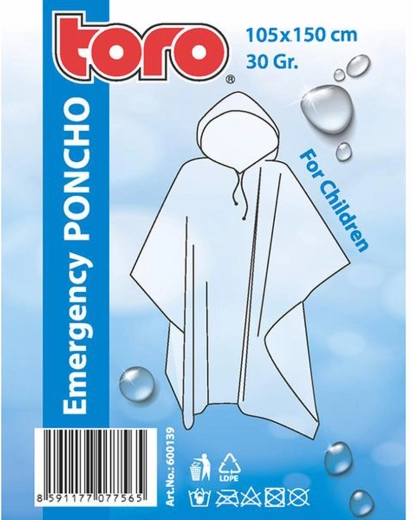 TORO gyerek esőponcsó esőköpeny