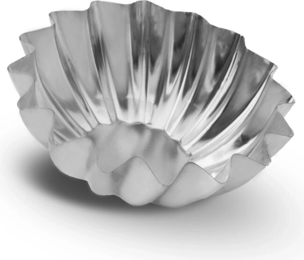 Ónozott tartaletka-/kosárkaformák készlete 10 cm (6 db)