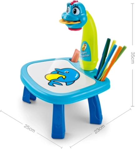 Dinoszaurusz formájú asztal