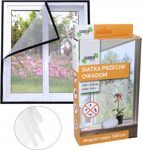 Fehér rovarháló ablakra 150 × 180 cm