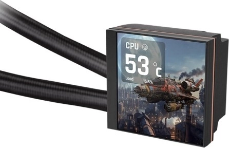 Nagy 3,95"-os LCD kijelző monitorozáshoz és stílushoz
