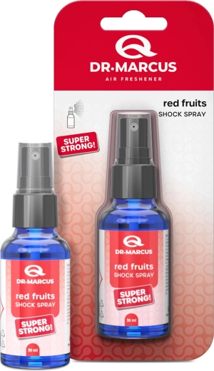Dr. Marcus Shock Spray légfrissítő piros gyümölcs illattal