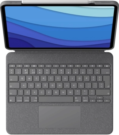 Laptop-szerű billentyűzet és nagy trackpad