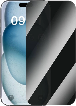 Baseus Superior privát edzett üveg iPhone 15 Plus-hoz (2 db)
