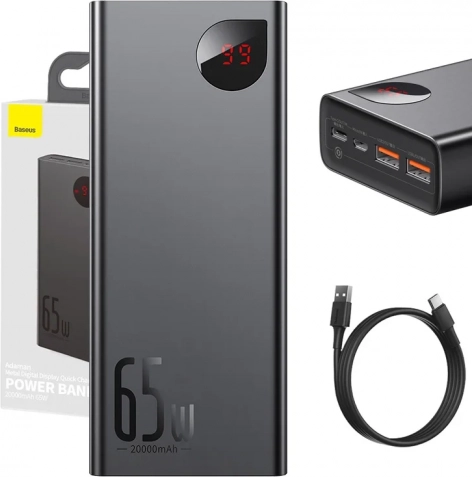 Baseus Adaman Metal powerbank 20000mAh 65W