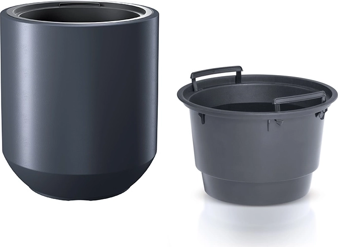 HEOS betéttel ellátott kaspó, antracit, 39 cm átmérő