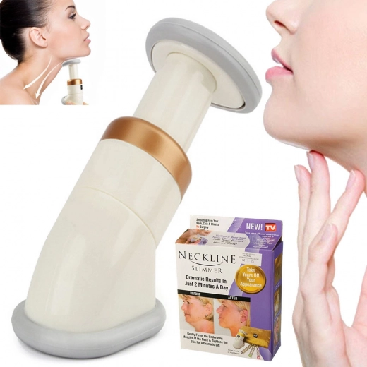Nyakfeszesítő és toka-csökkentő masszázs és edzőkészülék NECKLINE SLIMMER
