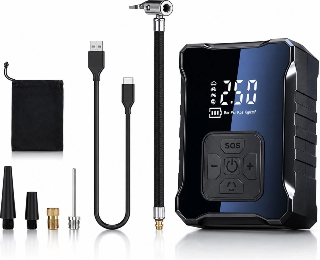 RENEW FORCE hordozható elektromos pumpa, 150 PSI