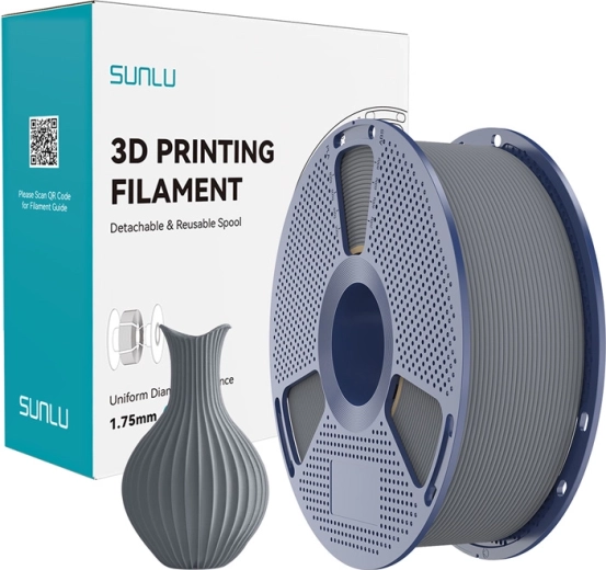 Filament SUNLU PLA Classic szürke 1,75 mm 1 kg