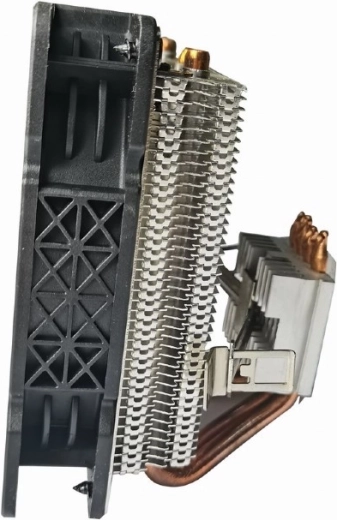 Hatékony bordázat heatpipe-pal a hőelvezetéshez