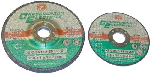 Öntöttvashoz és kőhöz való csiszolótárcsa 150 × 6 × 22,2 mm