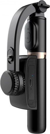 Gimbal és állvány LED fénnyel APEXEL Q08d (fekete)