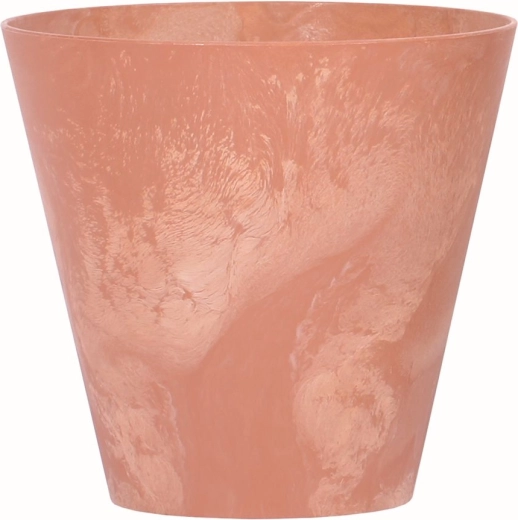 Tubus virágcserép betonhatás, terrakotta, 25 cm