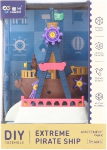 Csavarozható kalózhajó hinta