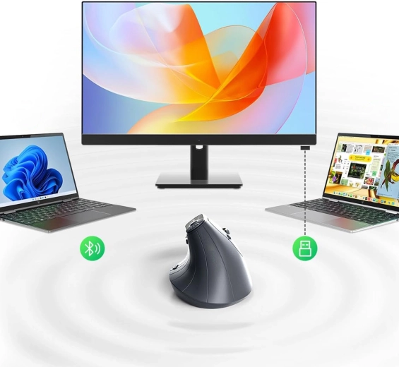 Bluetooth- és 2,4 GHz-es vezeték nélküli csatlakozás