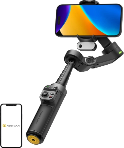 AOCHUAN Smart X3 okos mobil stabilizátor AI szenzorral (fekete)