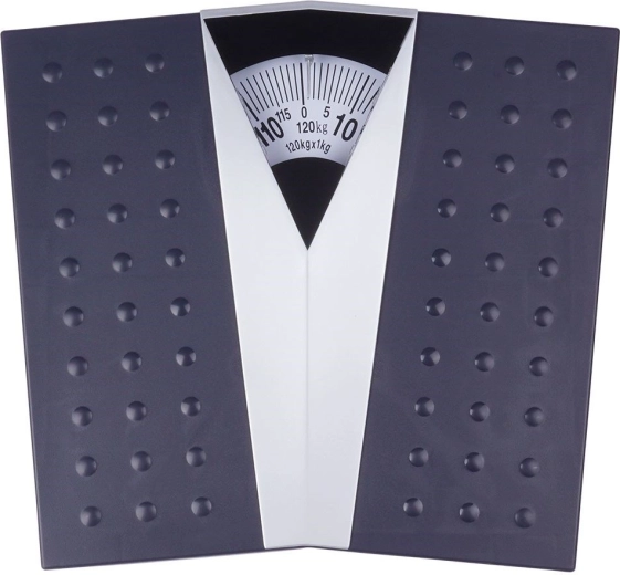 Áttekinthető analóg számlap 120 kg-ig