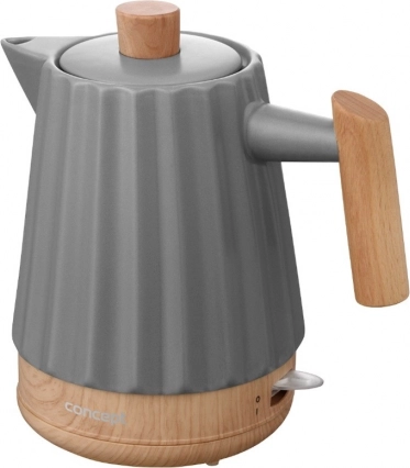 Kerámia vízforraló 1,5 l, sötétszürke