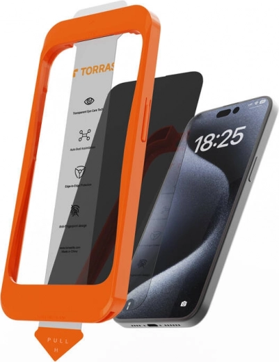 TORRAS Install Master edzett üveg iPhone 16-hoz