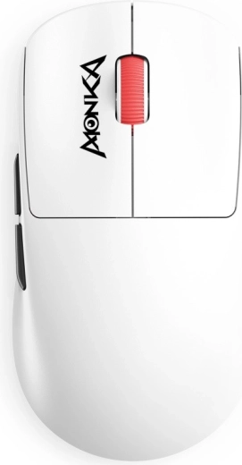 Monka Prime fehér vezeték nélküli gamer egér