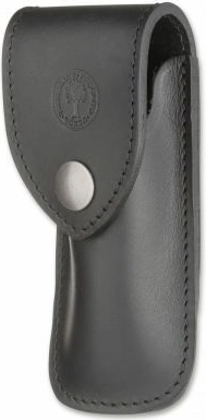 Böker Manufaktur Solingen kis bőrtok késhez 11 cm-ig, fekete