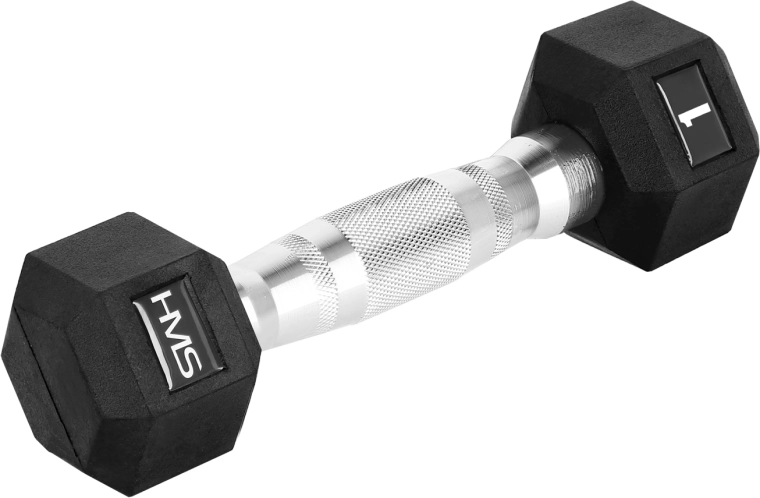 Hatszögletű kézisúlyzó HMS Hex 1 kg