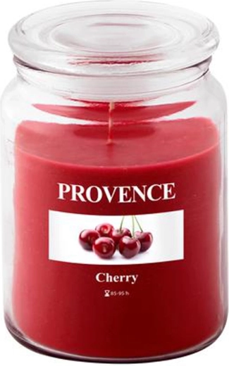 Illatgyertya üvegben PROVENCE cseresznye 95 óra