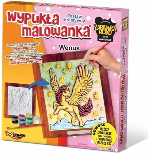 Vénusz egyszarvú – 3D domború festőkészlet MIRAGE HOBBY