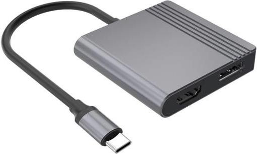 USB‑C – HDMI és DisplayPort adapter 4K 60 Hz, fekete